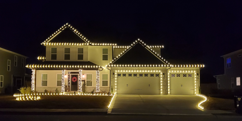 Holiday Lighting in Hope Mills, North Carolina