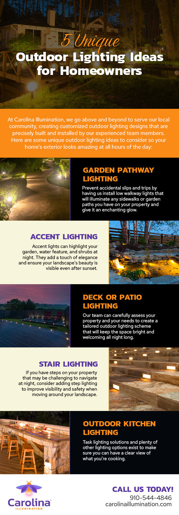 5 Unique Outdoor Lighting Ideas for Homeowners